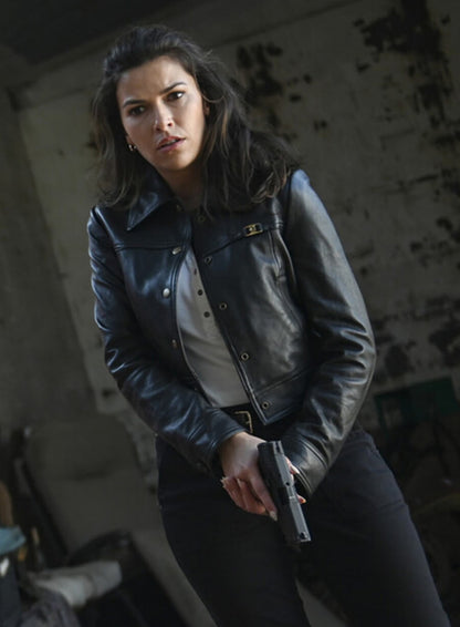 Billie Matalon Tracker Black Leather Jacket