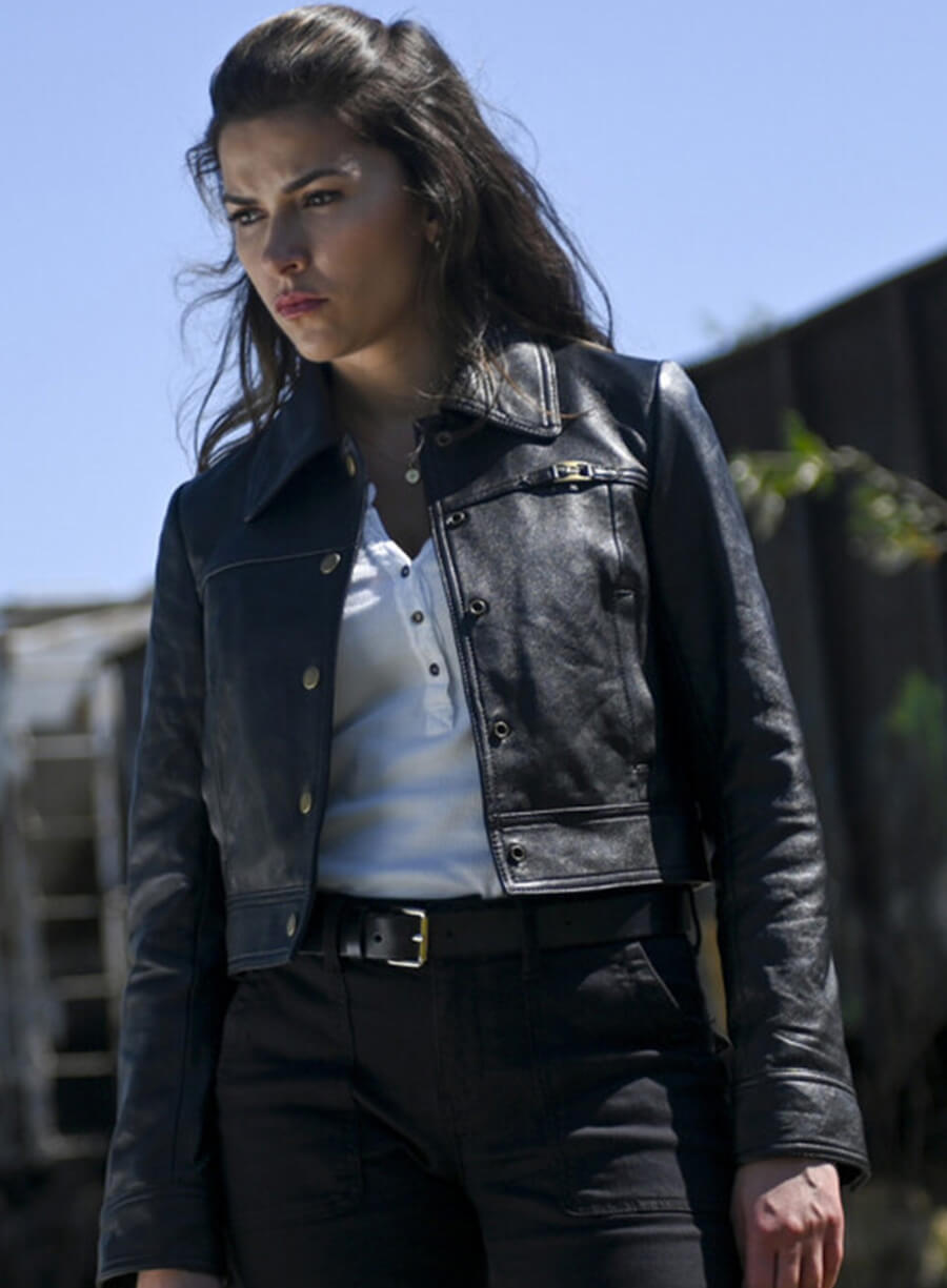 Billie Matalon Tracker Black Leather Jacket