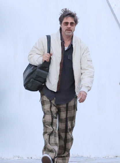 Brad Pitt The Riders 2027 White Jacket