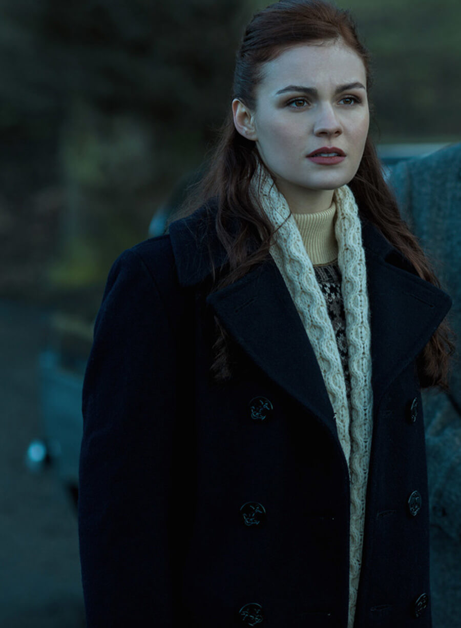 Brianna Randall Fraser Outlander Black Coat