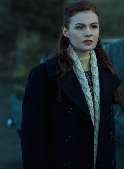 Brianna Randall Fraser Outlander Black Coat
