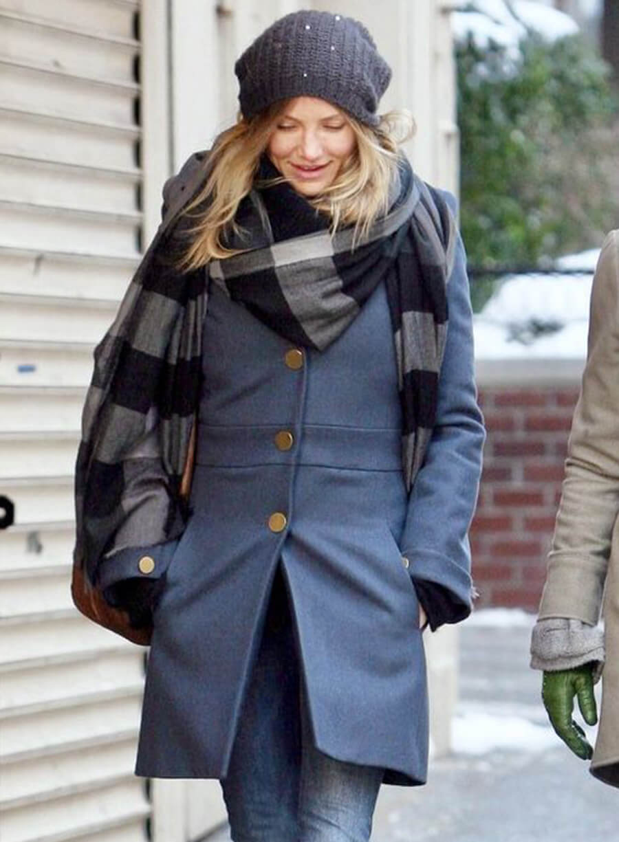Cameron Diaz Street Style Coat