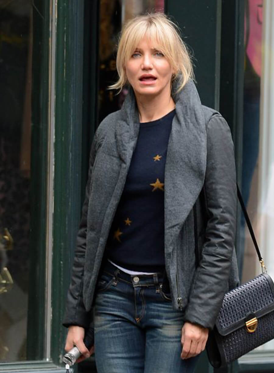 Cameron Diaz Street Style Vest