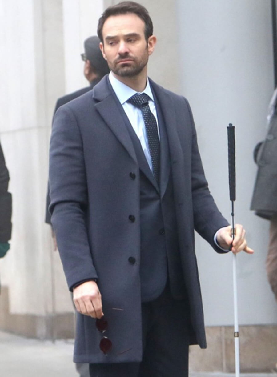 Charlie Cox Daredevil: Born Again Blue Coat