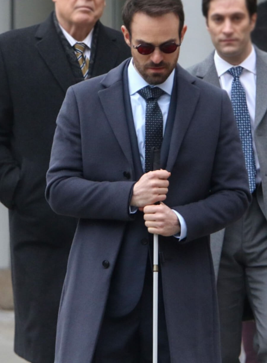 Charlie Cox Daredevil: Born Again Blue Coat