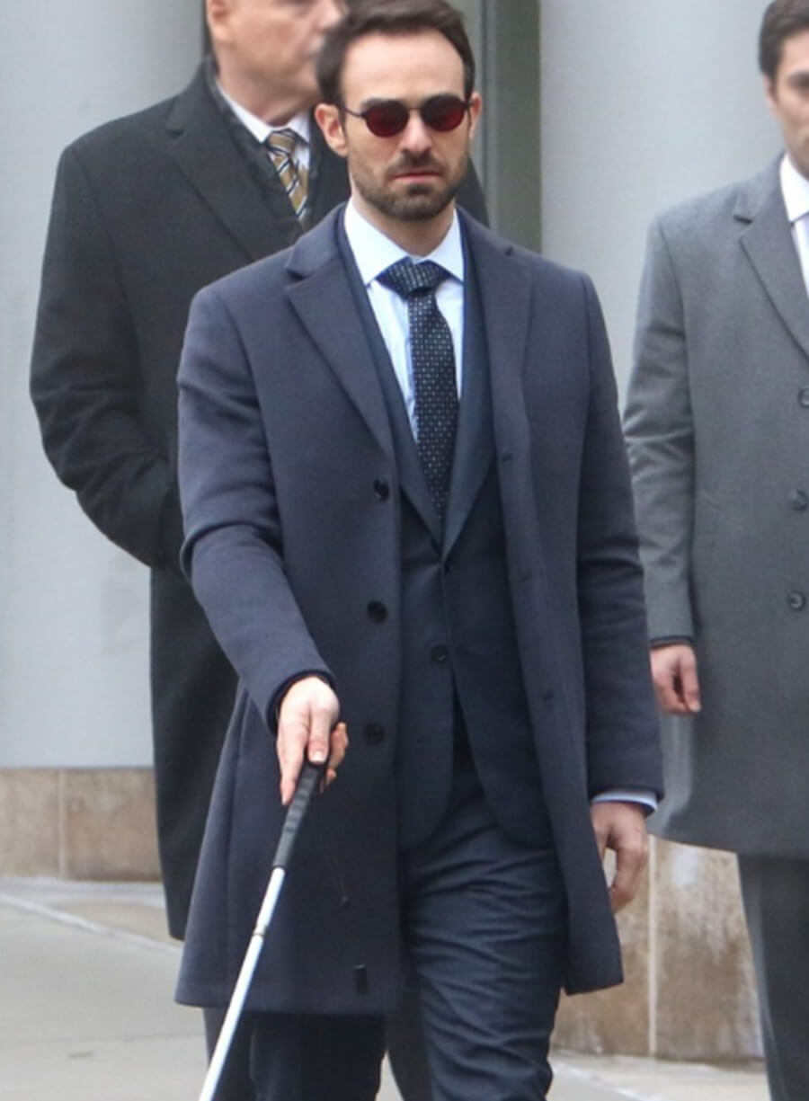 Charlie Cox Daredevil: Born Again Blue Coat