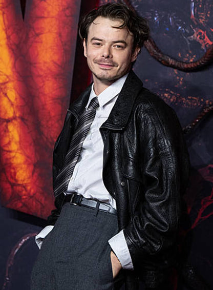 Charlie Heaton Stranger Things Season 5 Premiere Jacket