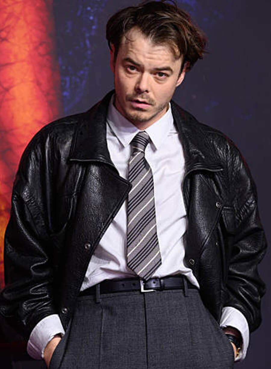 Charlie Heaton Stranger Things Season 5 Premiere Jacket
