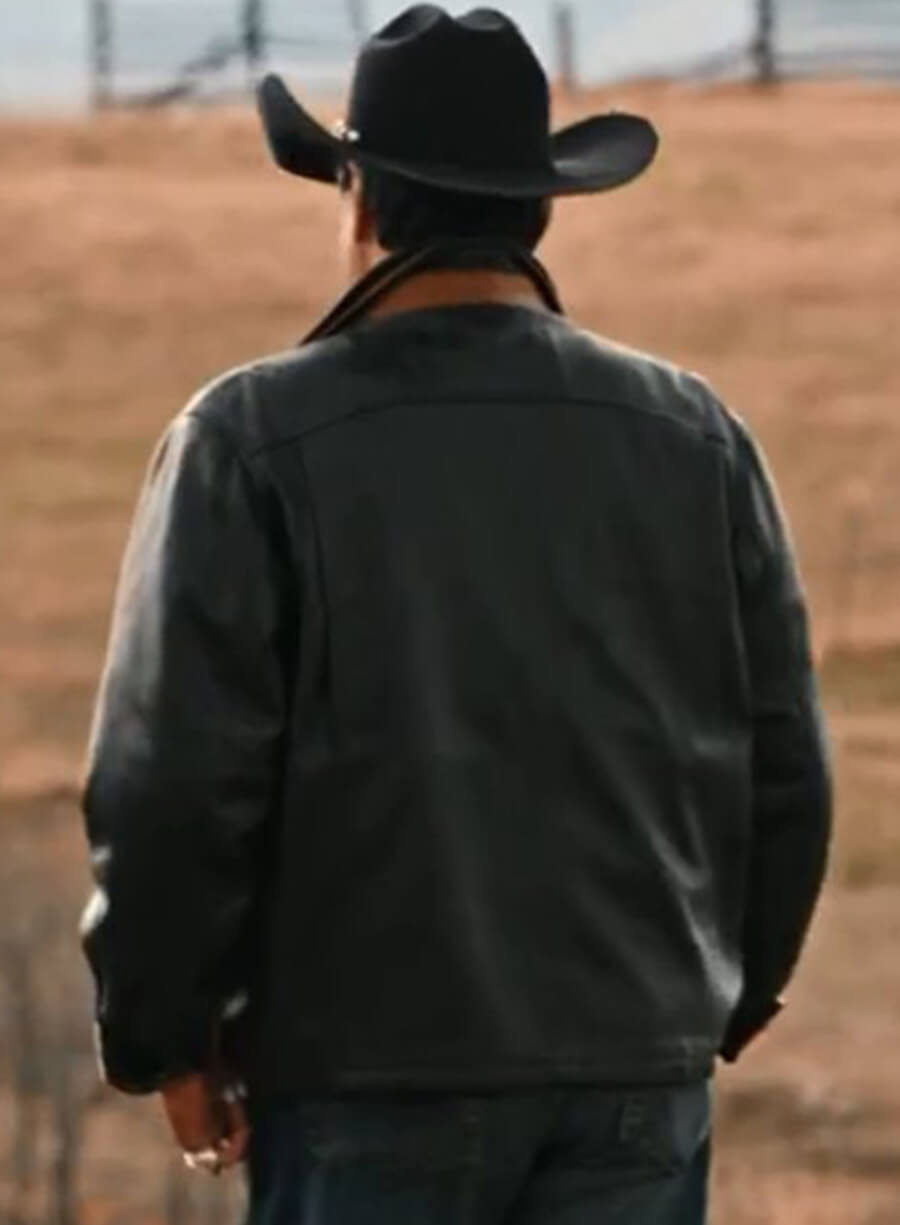 Chief Thomas Rainwater Yellowstone Leather Jacket