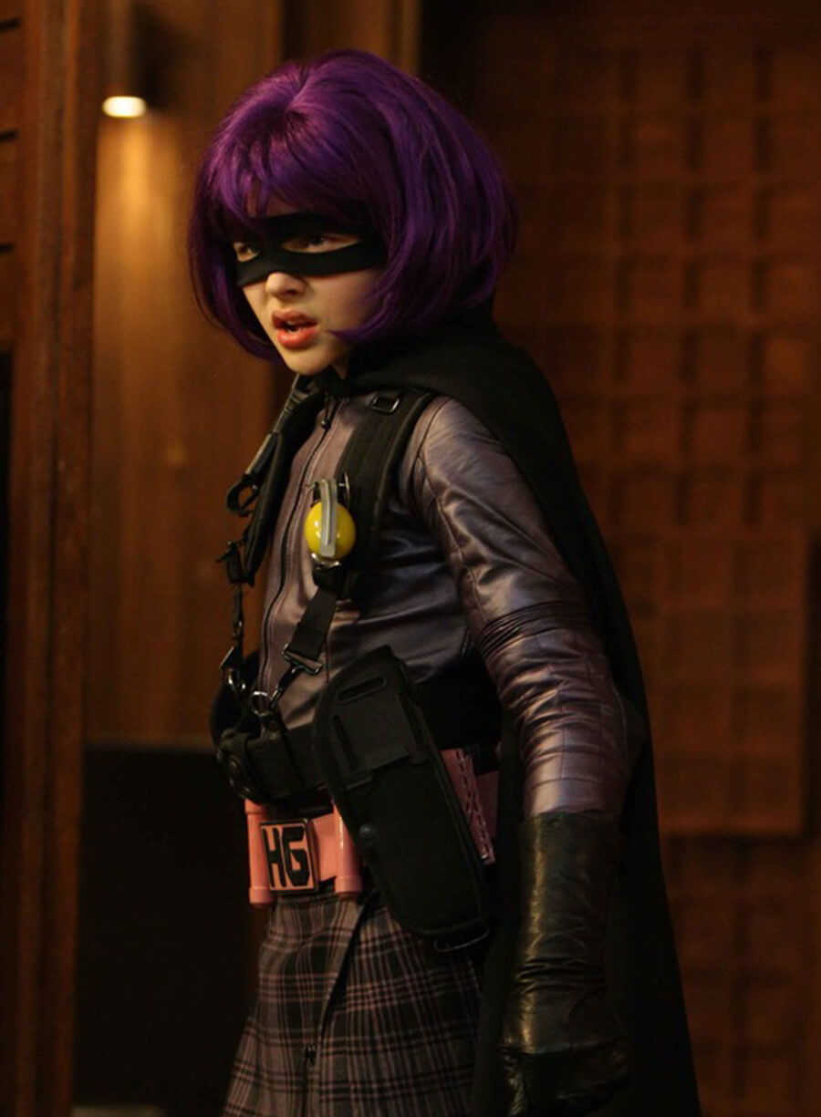 Chloë Grace Moretz Kick Ass Purple Costume Jacket