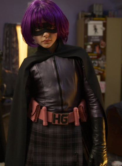 Chloë Grace Moretz Kick Ass Purple Costume Jacket