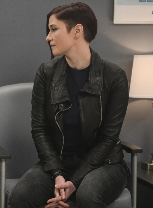 Chyler Leigh Supergirl S04 Leather Jacket