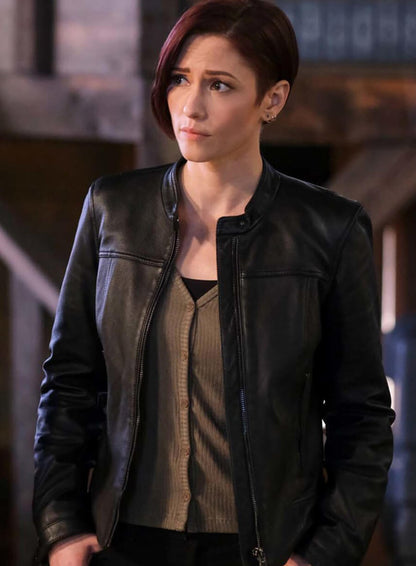 Chyler Leigh Supergirl S06 Leather Jacket