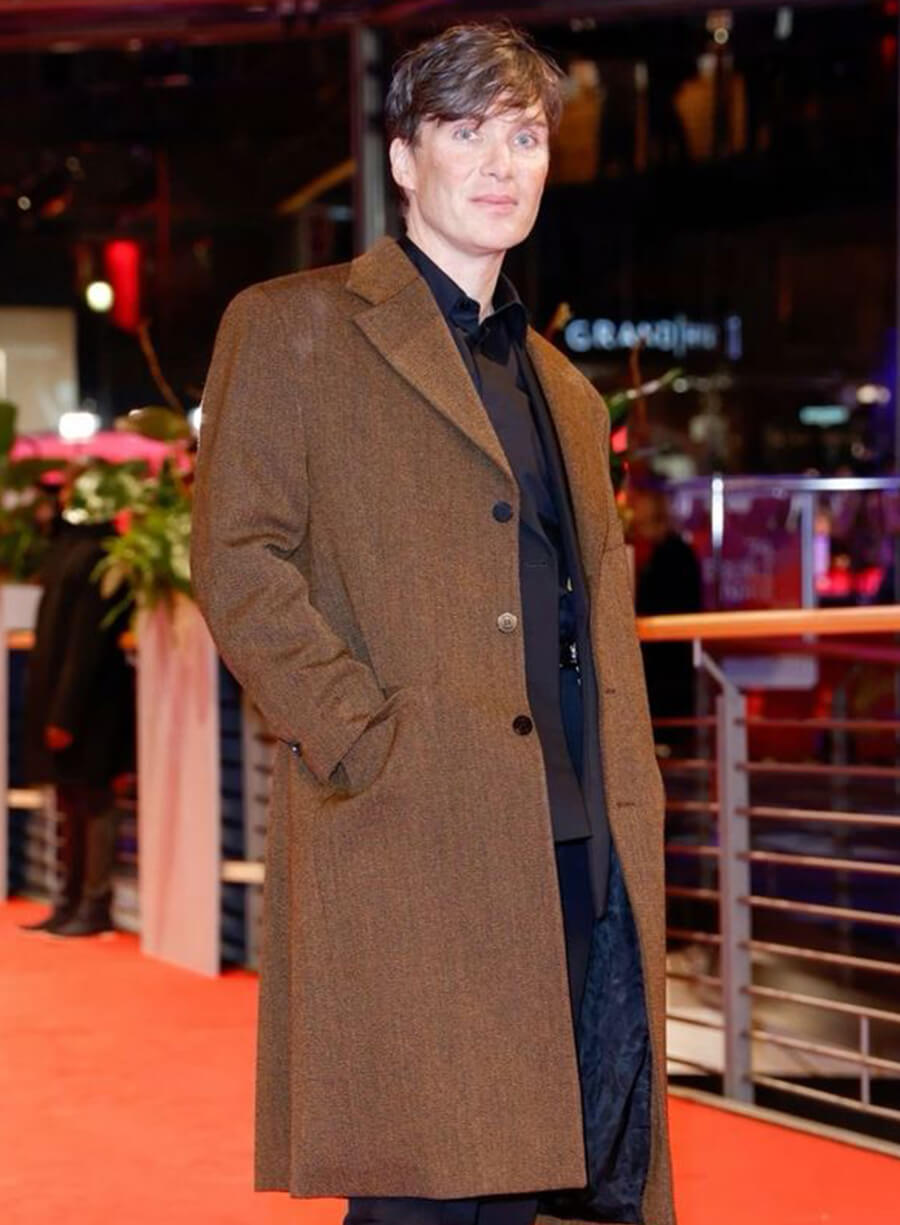 Cillian Murphy Small Things Like These Premiere Coat