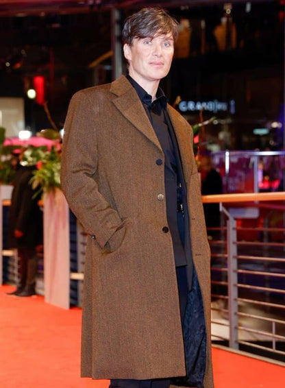 Cillian Murphy Small Things Like These Premiere Coat