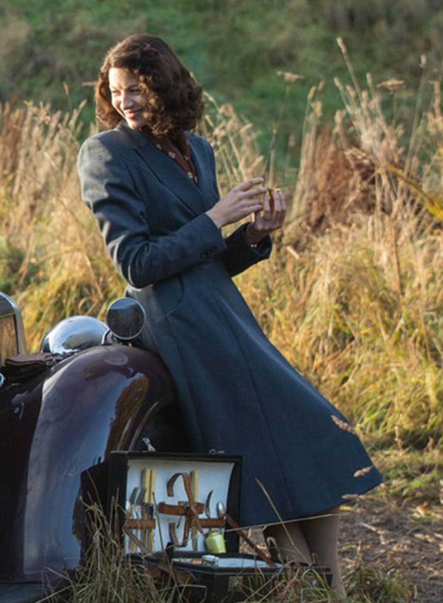 Claire Fraser Outlander Wool Coat