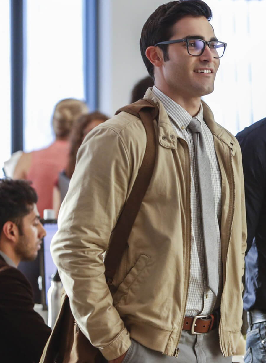 Clark Kent Supergirl Beige Jacket