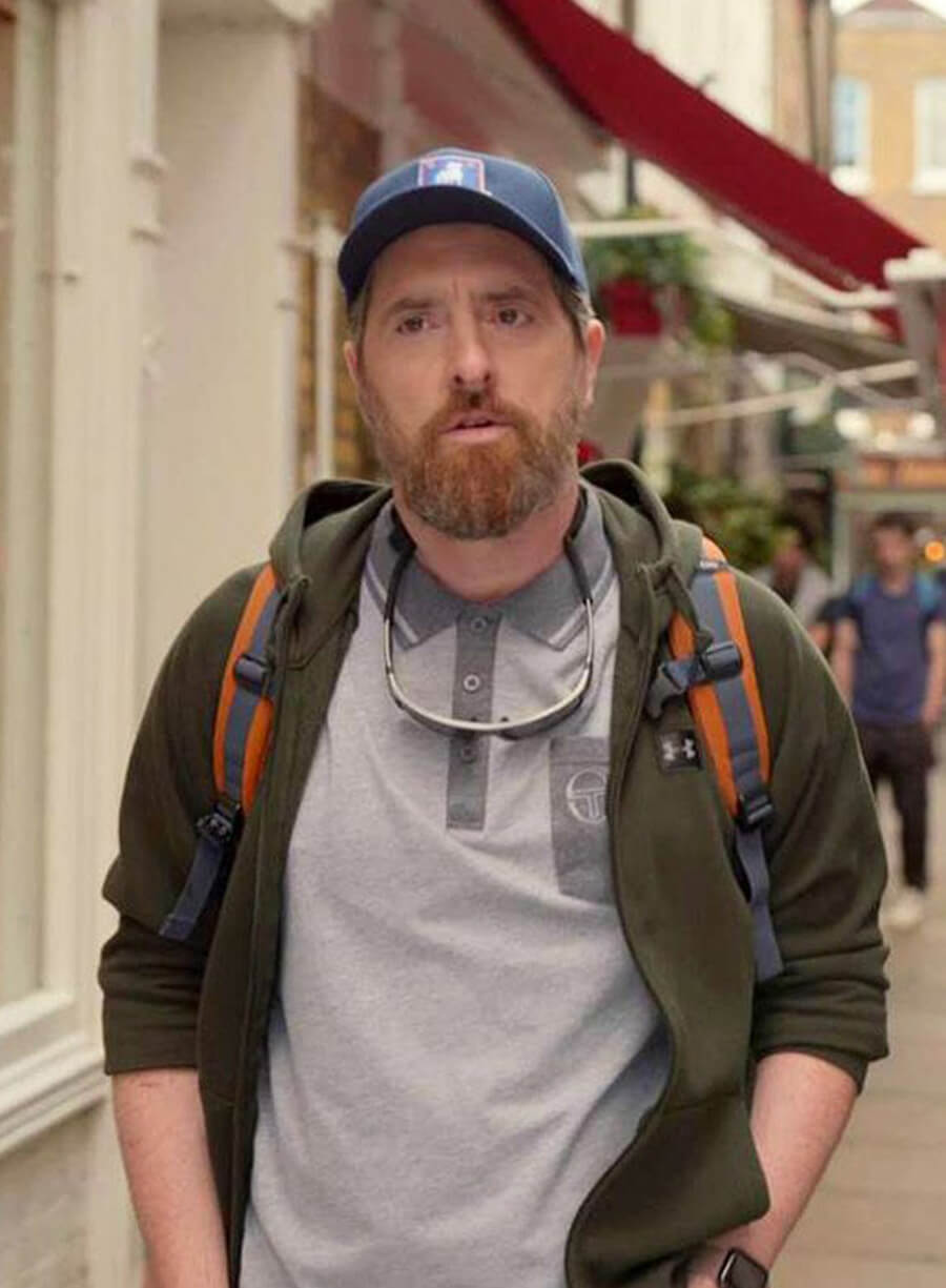 Coach Beard Ted Lasso Green Hoodie