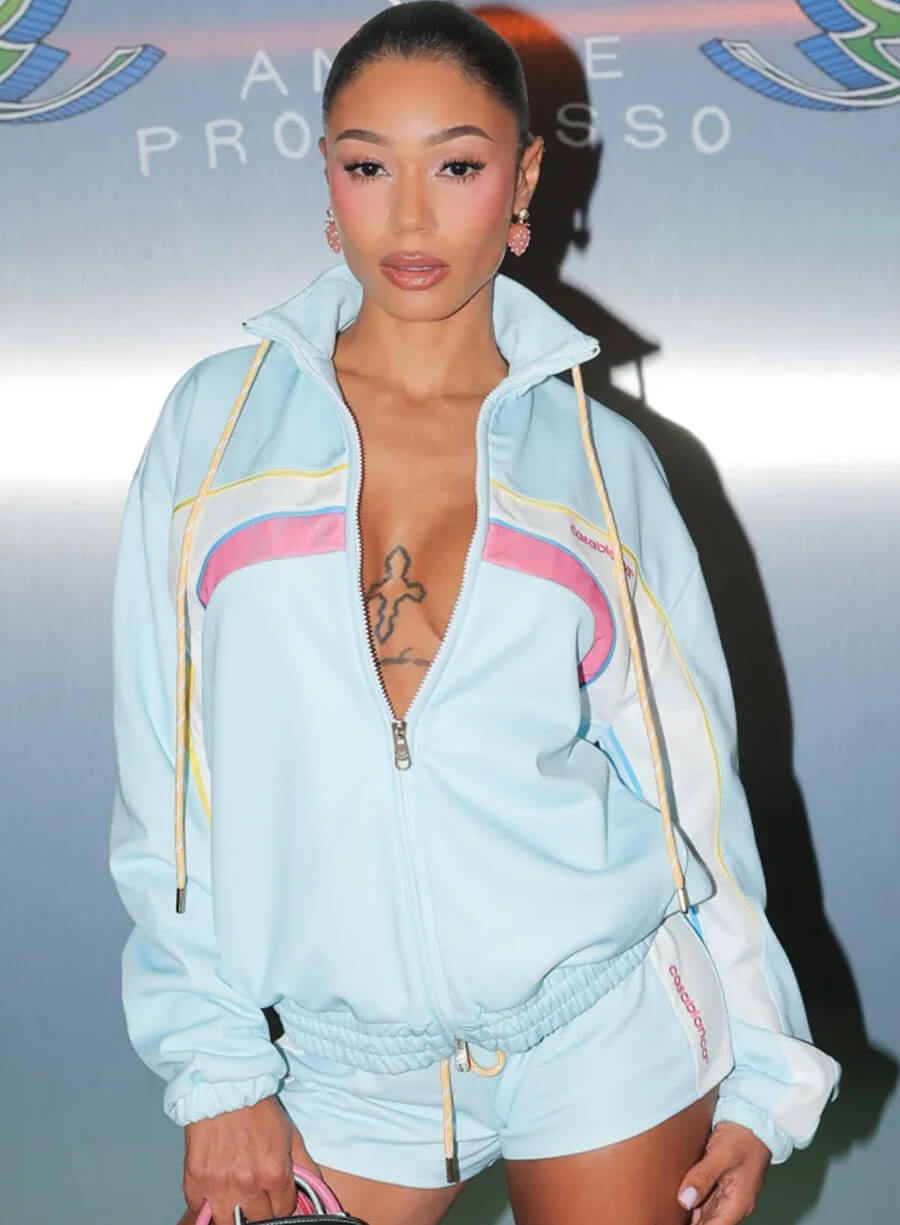 Coi Leray Paris Fashion Week Track Jacket