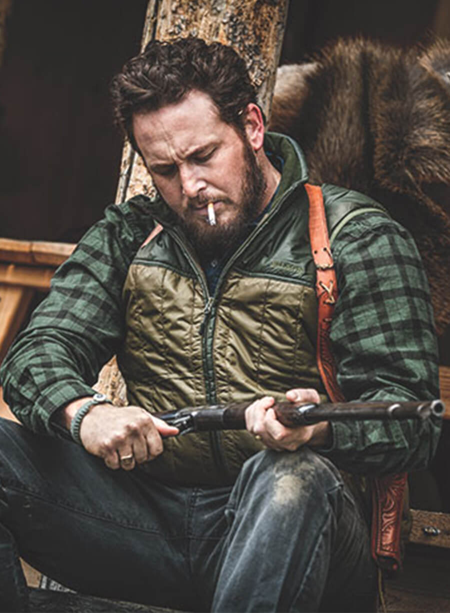 Cole Hauser Green Quilted Vest