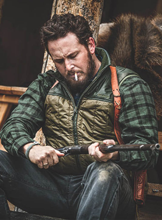 Cole Hauser Green Quilted Vest