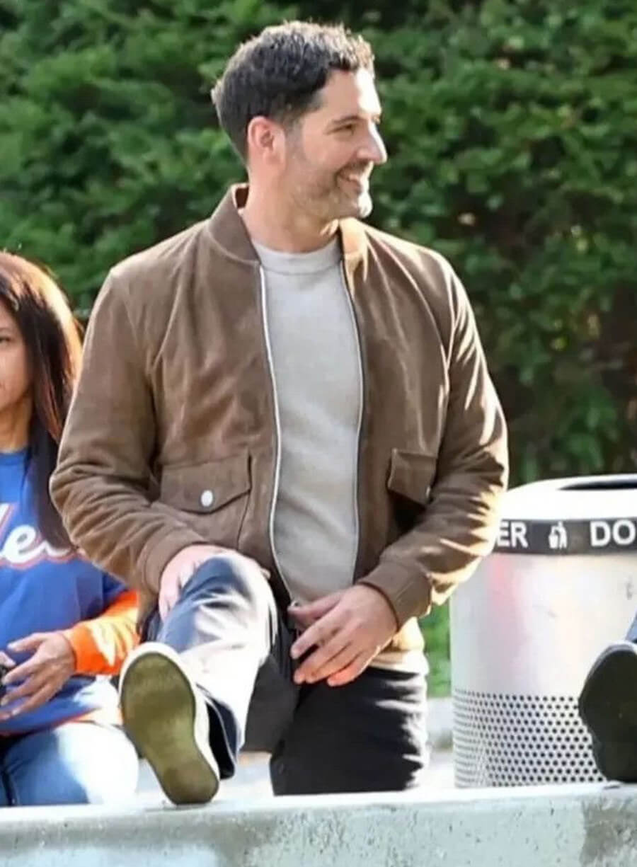 Colin Glass CIA 2026 Tom Ellis Suede Leather Jacket