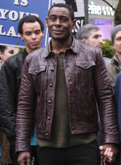 David Harewood Supergirl Leather Jacket