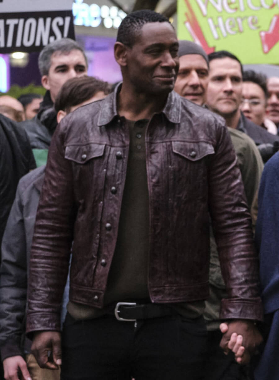 David Harewood Supergirl Leather Jacket