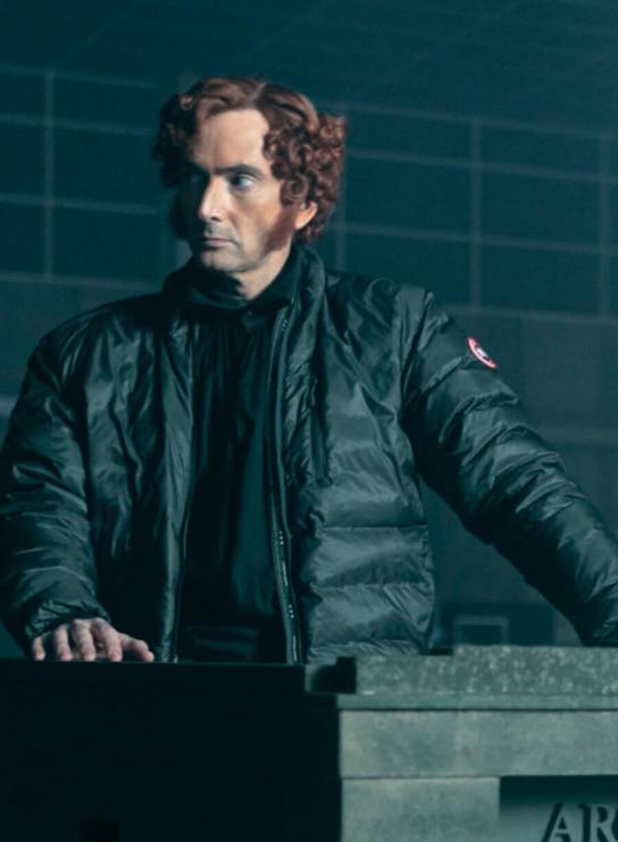 Demon Crowley Good Omens Puffer Jacket