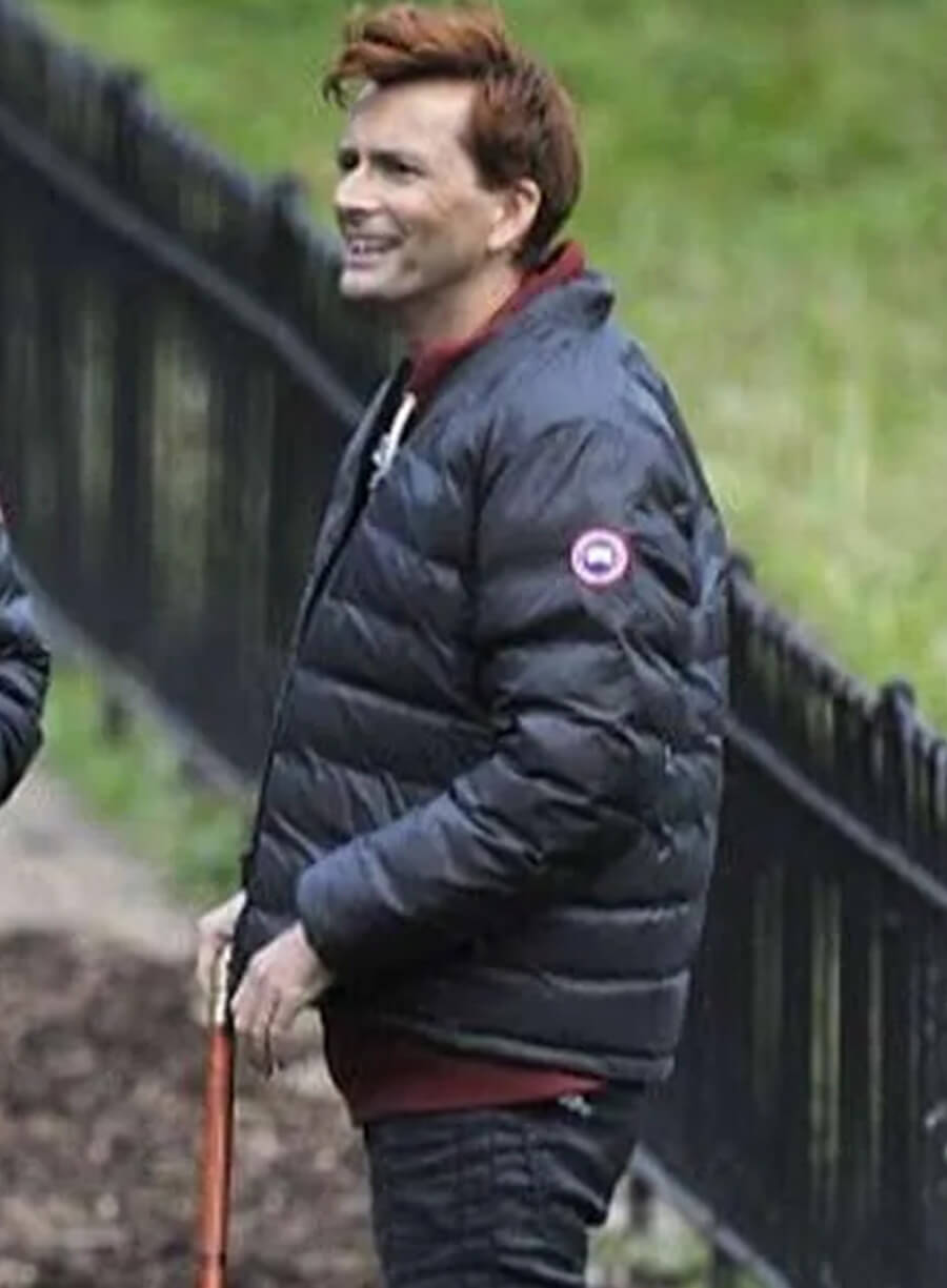 Demon Crowley Good Omens Puffer Jacket