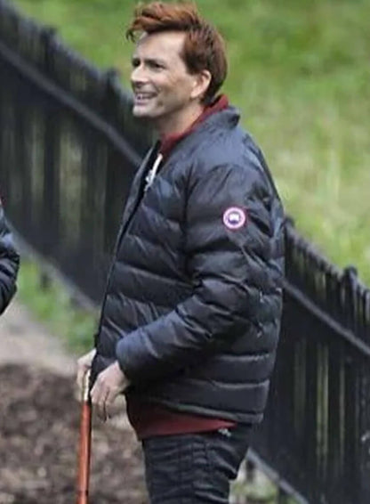 Demon Crowley Good Omens Puffer Jacket