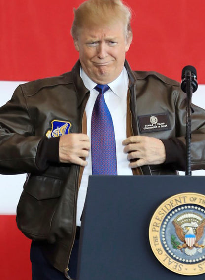 Donald Trump Flight Leather Jacket