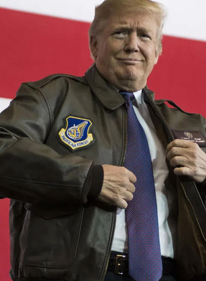 Donald Trump Flight Leather Jacket