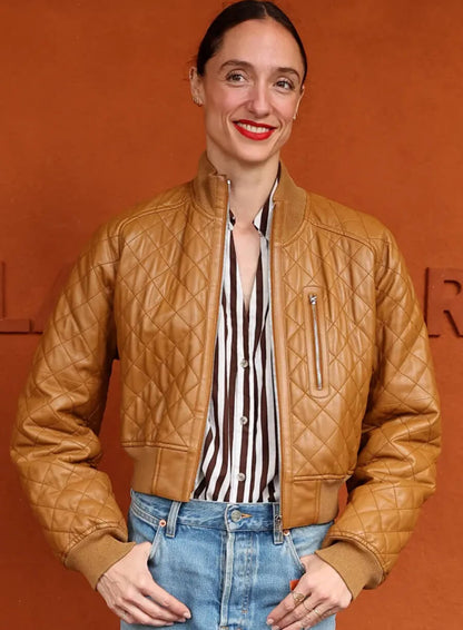 Dorothee Gilbert French Open 2026 Quilted Jacket