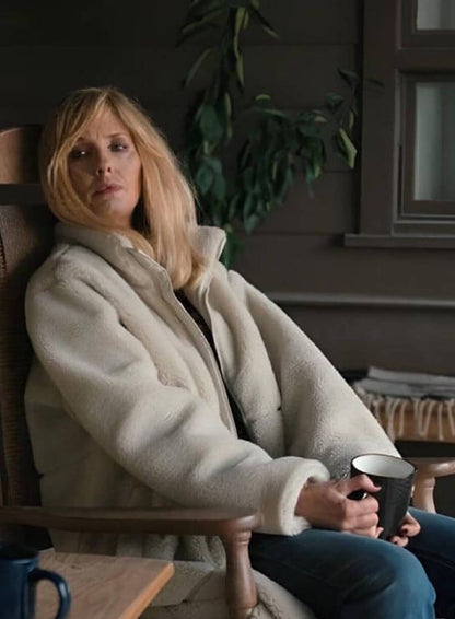 Dutton Ranch S01 Beth Dutton Sherpa Coat