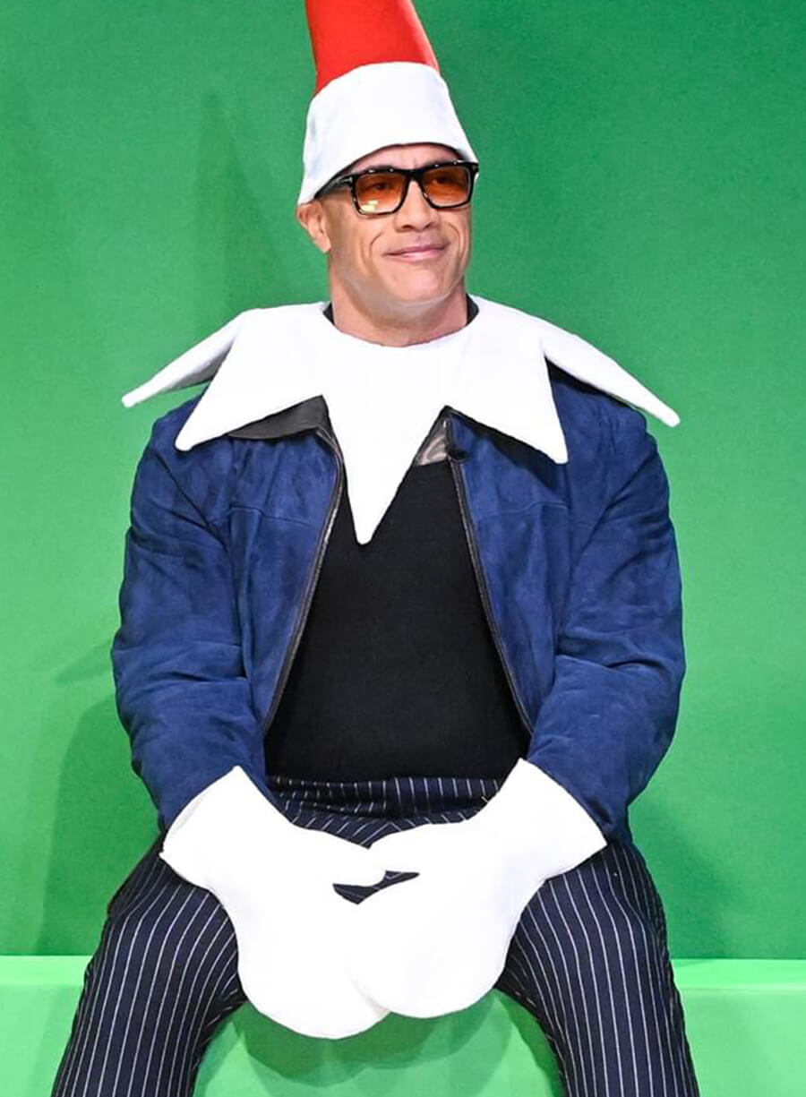 Dwayne Johnson The Tonight Show Starring Jimmy Fallon Suede Jacket