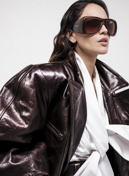 Eiza Gonzalez Numero Netherlands 2026 Leather Jacket