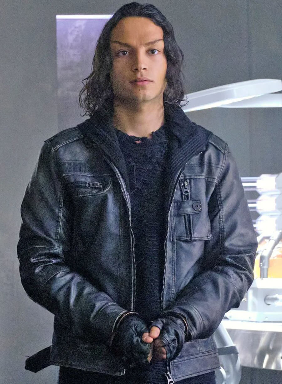 Evan Evagora Star Trek: Picard Leather Jacket