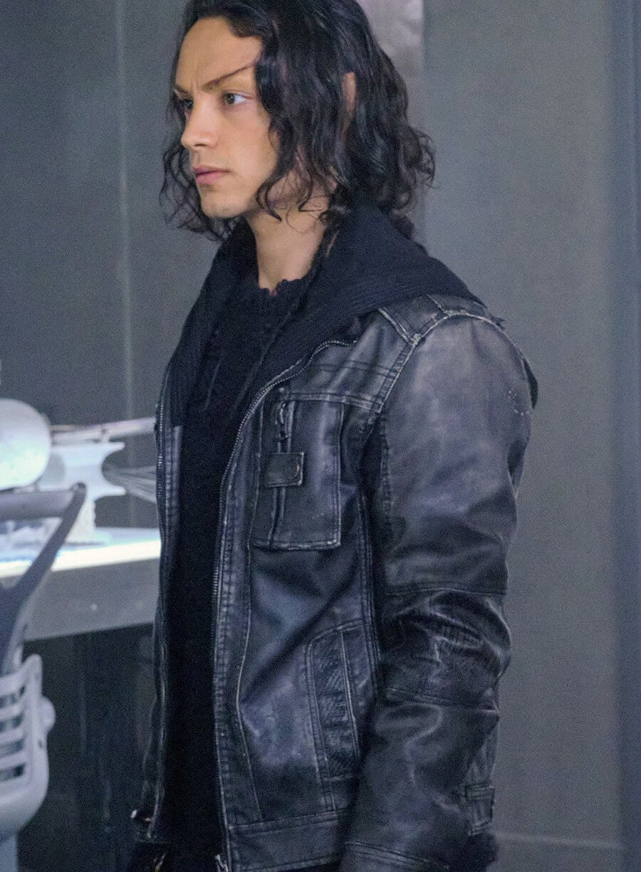 Evan Evagora Star Trek: Picard Leather Jacket