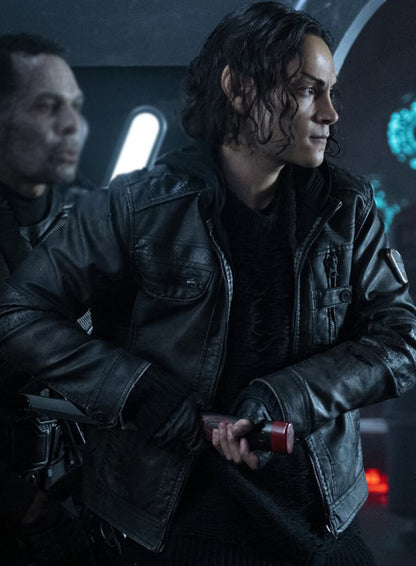 Evan Evagora Star Trek: Picard Leather Jacket