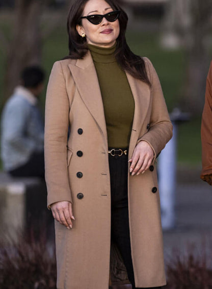 Fiona Rene Tracker S01 Brown Trench Coat
