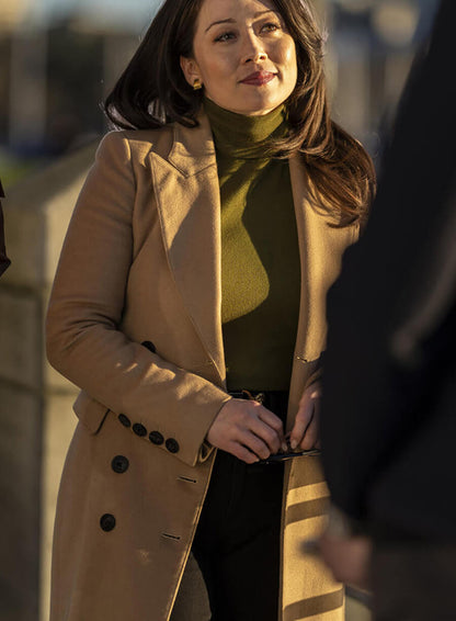 Fiona Rene Tracker S01 Brown Trench Coat