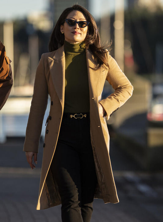 Fiona Rene Tracker S01 Brown Trench Coat