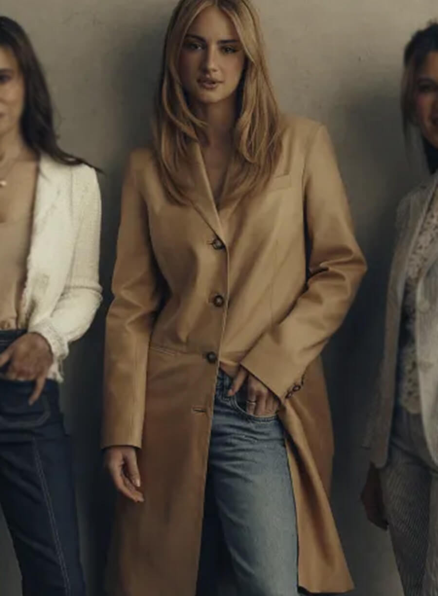 Grace Van Patten Deadline Contenders Coat
