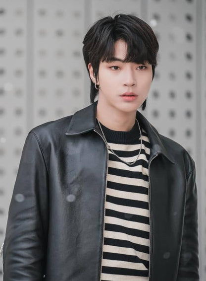 Han Seo-jun True Beauty Leather Jacket
