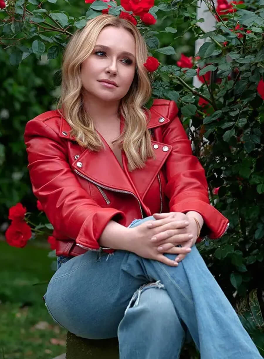 Hayden Panettiere Us Weekly 2026 Biker Jacket