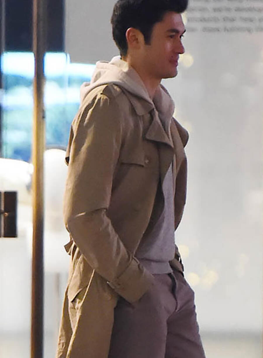 Henry Golding Tom Last Christmas Beige Coat