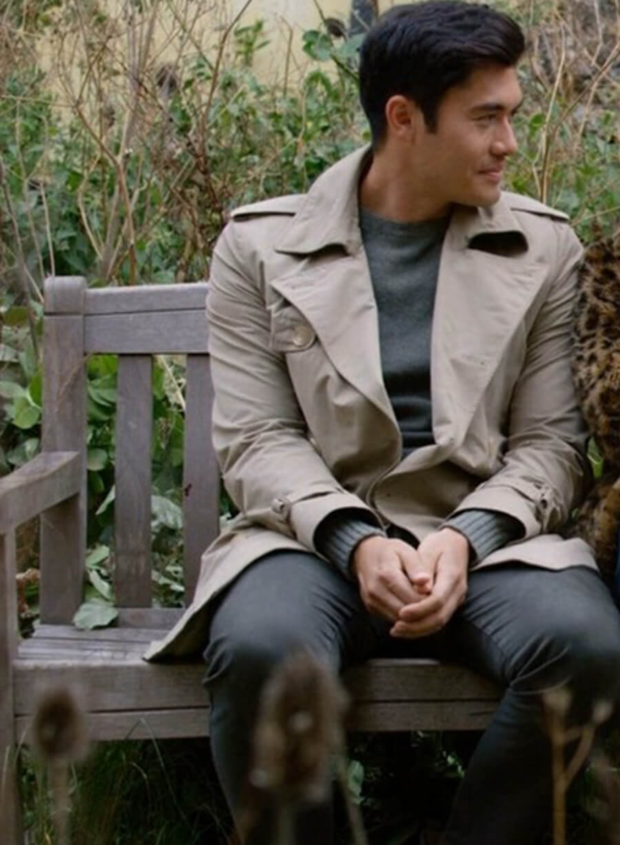 Henry Golding Tom Last Christmas Beige Coat