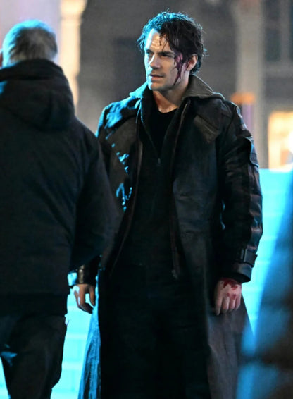 Highlander 2026 Henry Cavill Leather Coat