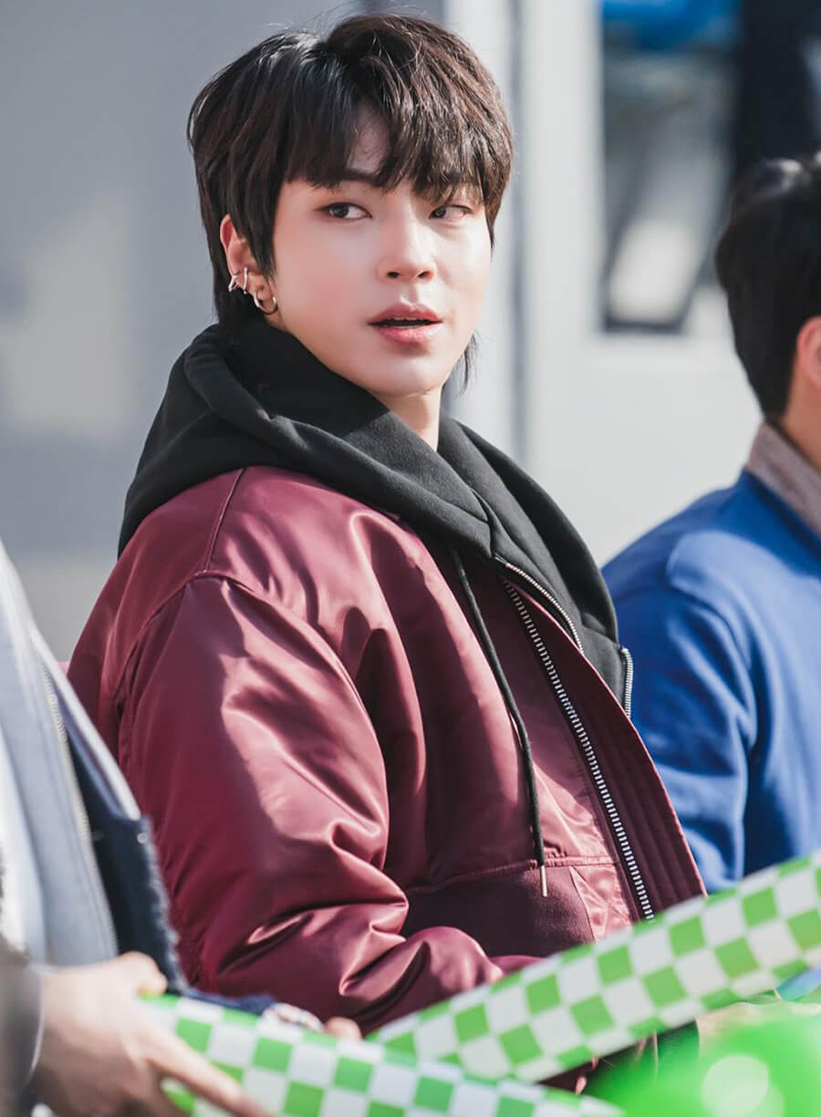 Hwang In-youp True Beauty Burgundy Jacket